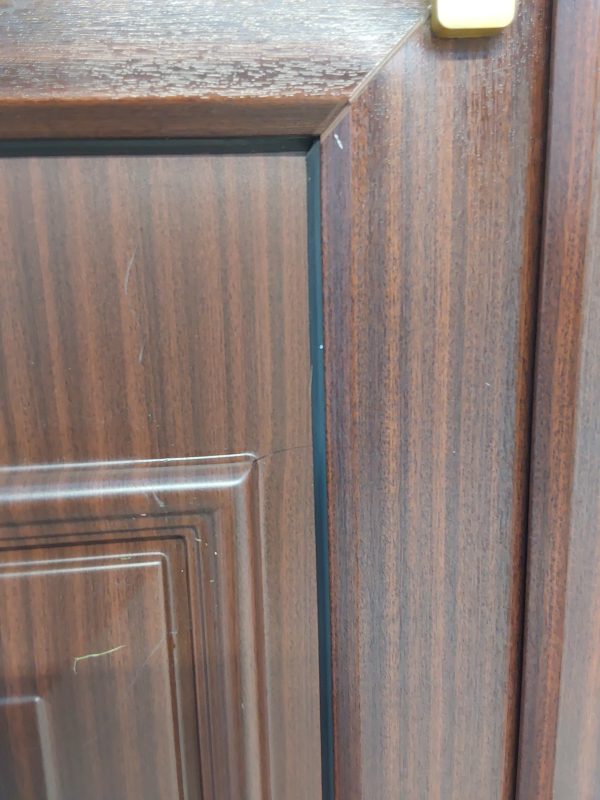 Used Woodgrain Upvc Back Door 805mm x 2015mm 0248 - Image 9
