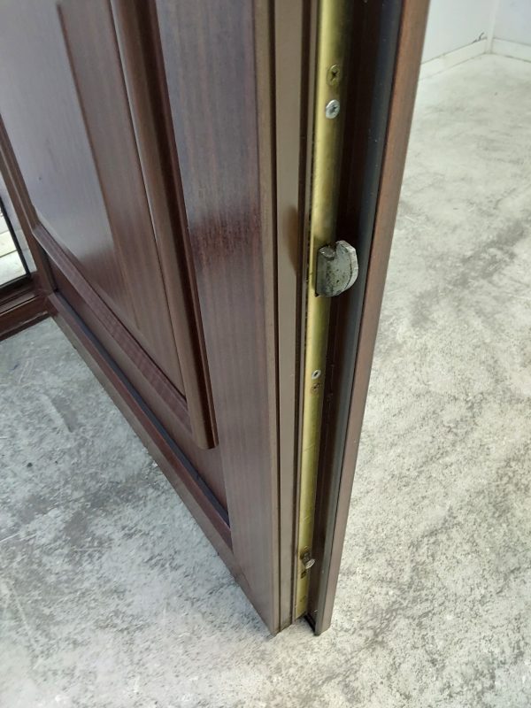 Used Woodgrain Upvc Back Door 805mm x 2015mm 0248 - Image 6