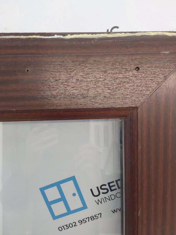 Used Woodgrain Upvc Full glass Back Door 925mm x 2040mm C6002 - Image 4