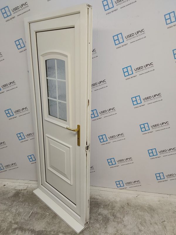 Used White Upvc Back Door 875mm x 2050mm C6013 - Image 5