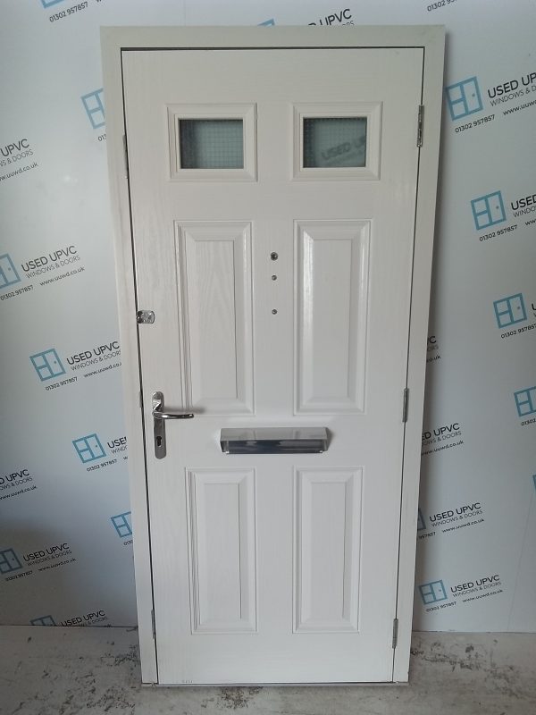 Used Black Composite Front Door 925mm x 2070mm 0864 - Image 3