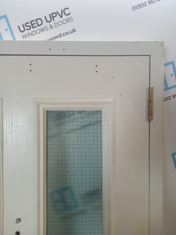 Used White Composite Front Door 900mm x 2010mm C11D32 - Image 4
