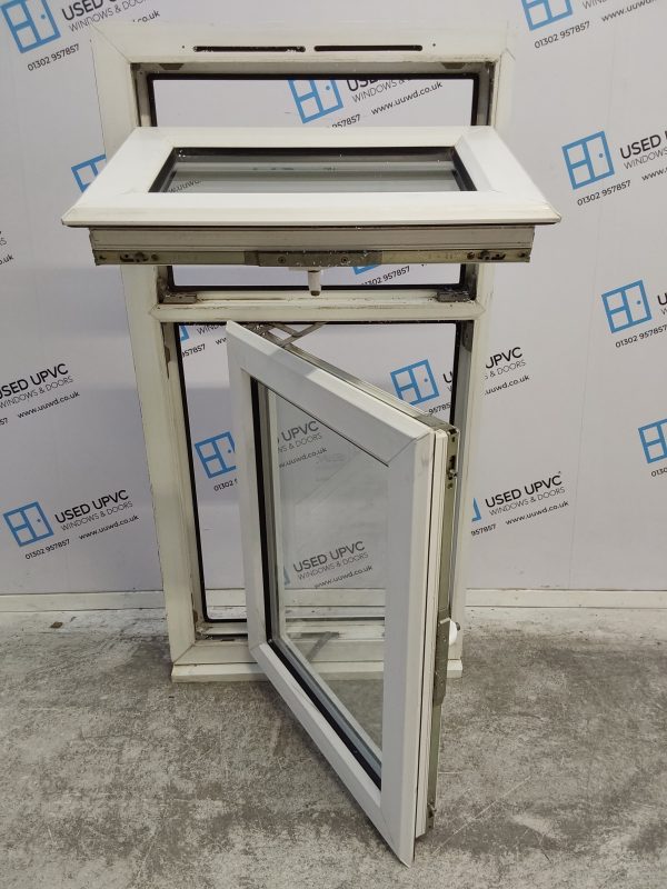 Used White Upvc window 615mm x 1205mm W0018 - Image 3