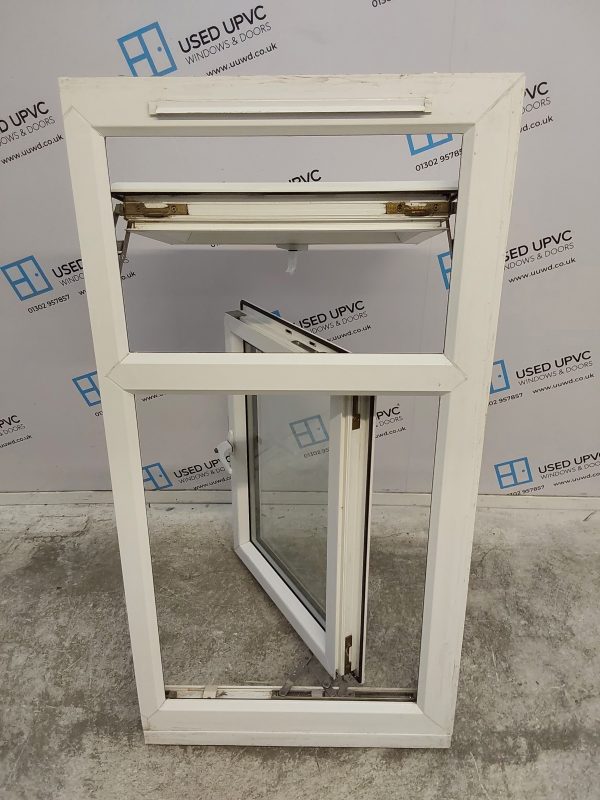 Used White Upvc window 615mm x 1205mm W0018 - Image 4
