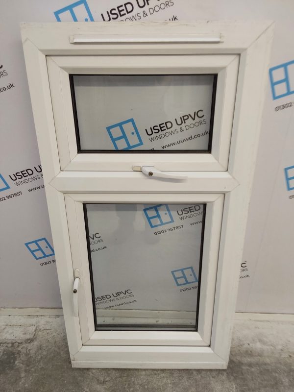 Used White Upvc window 615mm x 1205mm W0018 - Image 2