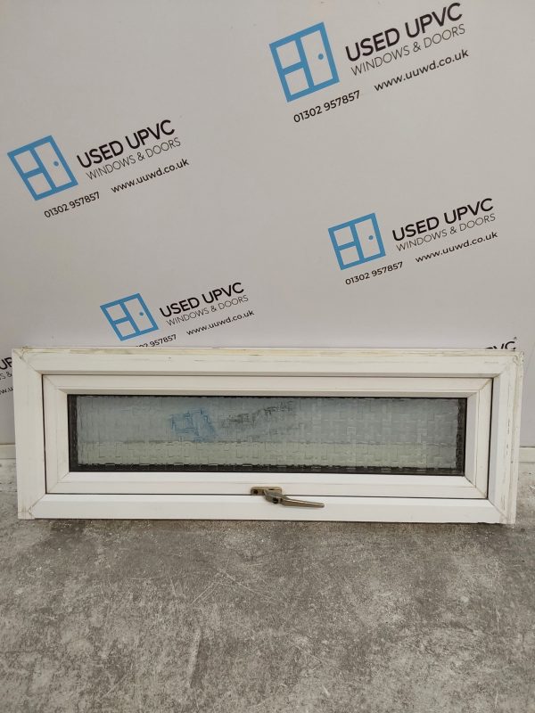 Used White Upvc Window 1060mm x 370mm W0057 - Image 2