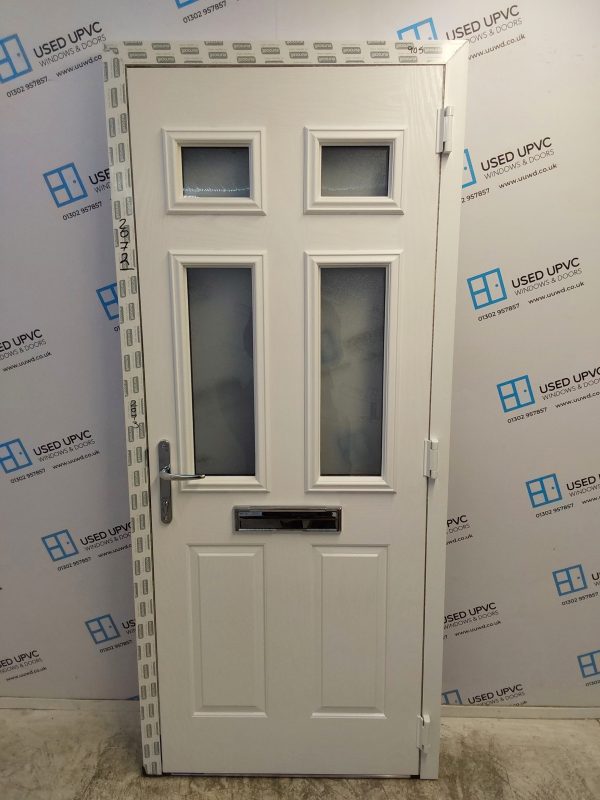 Brand New Black Composite Front Door 900mm x 2070mm ND67 - Image 2