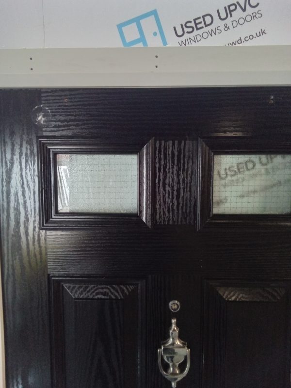 Used Black Composite Front Door 920mm x 2010mm C11D16 - Image 2