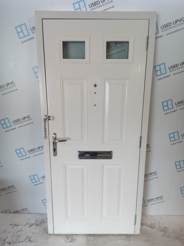 Used Black Composite Front Door 920mm x 2010mm C11D16 - Image 3