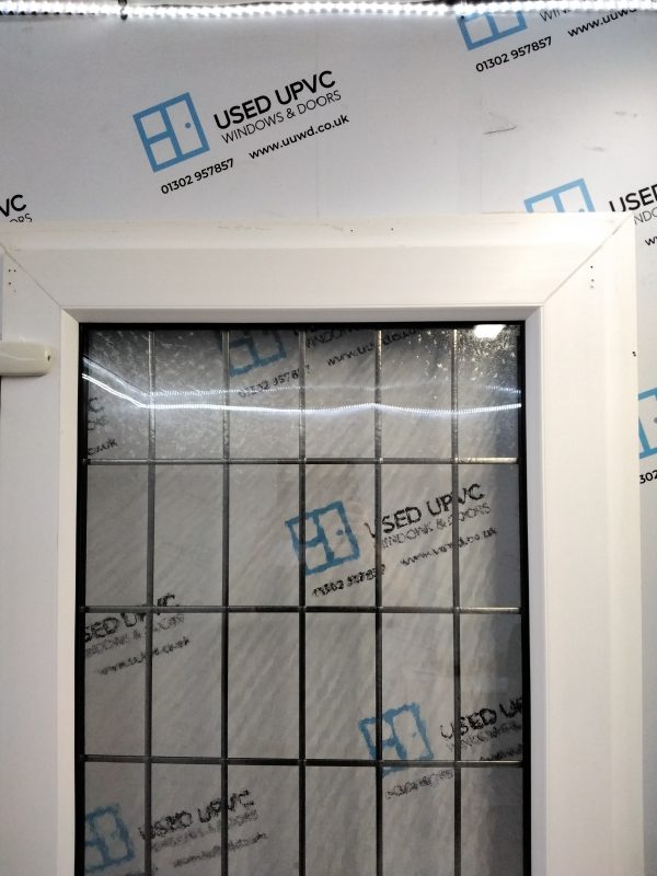 Used White Upvc Back Door 925mm x 2070mm 0891 - Image 6