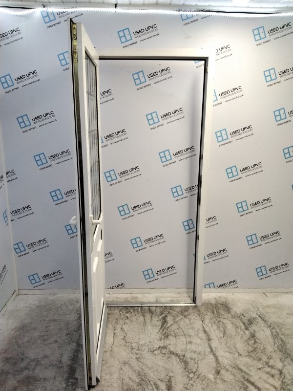 Used White Upvc Back Door 925mm x 2070mm 0891 - Image 3
