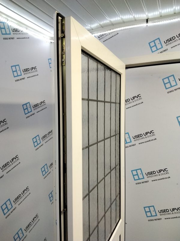Used White Upvc Back Door 925mm x 2070mm 0891 - Image 4