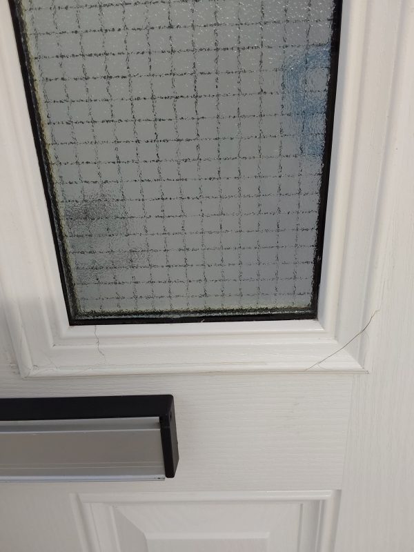 Used White Composite Front Door 910mm x 2040mm 0593 - Image 7