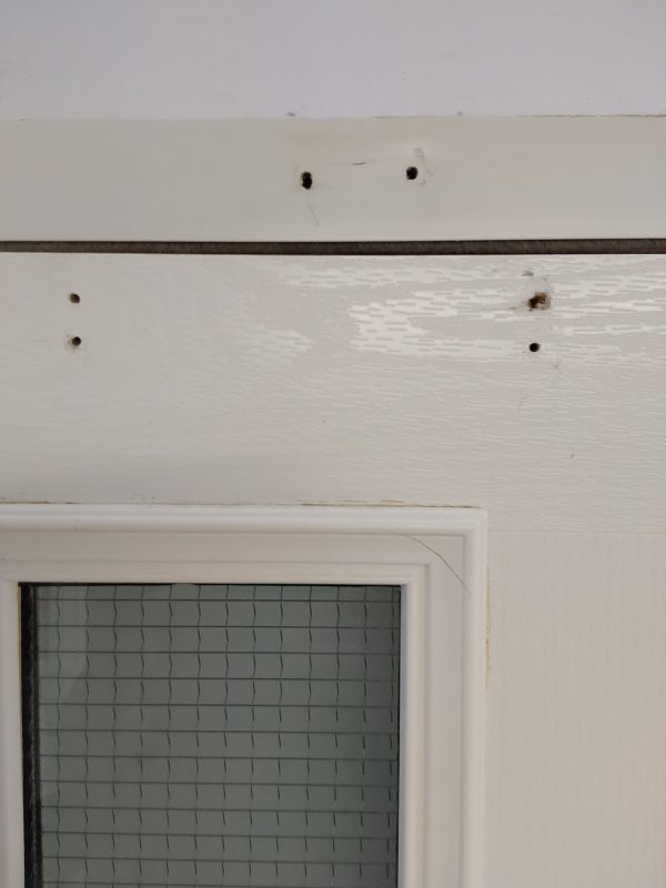 Used White Composite Front Door 910mm x 2040mm 0593 - Image 4