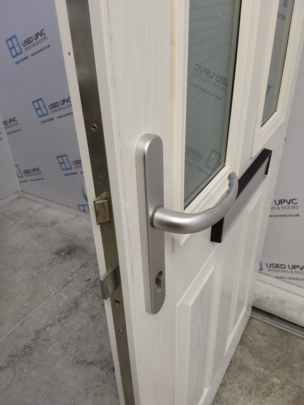 Used White Composite Front Door 910mm x 2040mm 0593 - Image 9