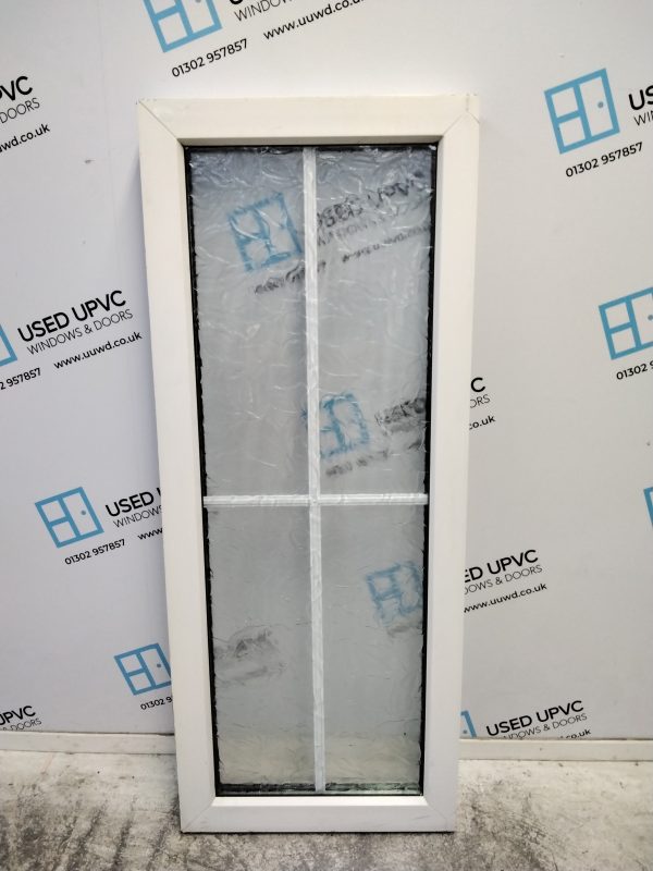 Used White Upvc Window 475mm x 1155mm W0165