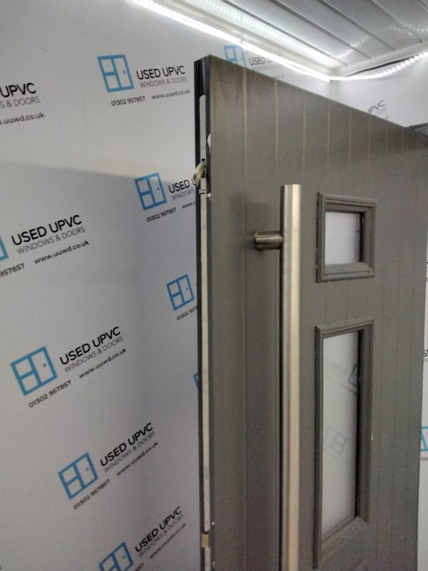 Used Anthracite Grey Composite Front Door 1000mm x 2065mm C6043 - Image 4