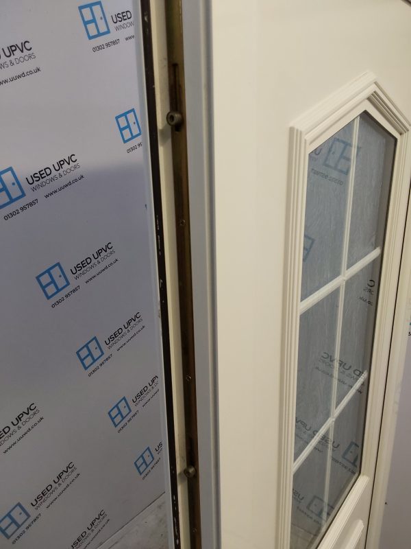 Used White Upvc Back Door 960mm x 2040mm (reduce to 940mm) C6056 - Image 4