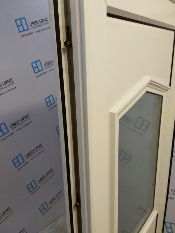 Used White Upvc Back Door 845mm x 2035mm C6058 - Image 4