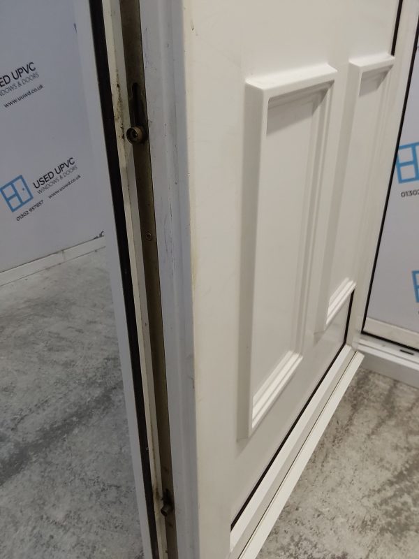Used White Upvc Back Door 845mm x 2035mm C6058 - Image 6