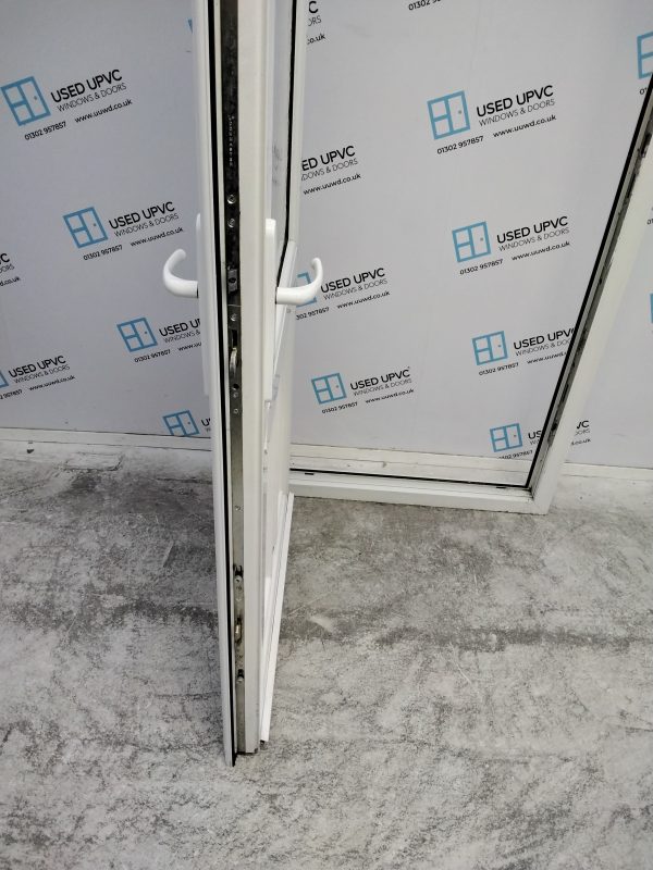 Used White Upvc Back Door 915mm x 2060mm (Reduce To 895mm x 2060mm) C6061 - Image 5