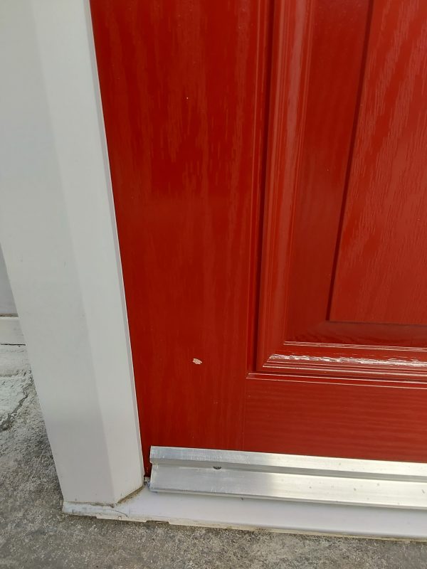 Used Red Composite Front Door 900mm x 1965mm C1006 - Image 6