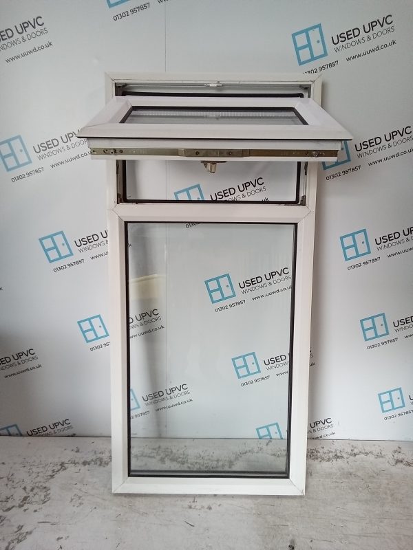 Used White Upvc Window 640mm x 1330mm W0136 - Image 2