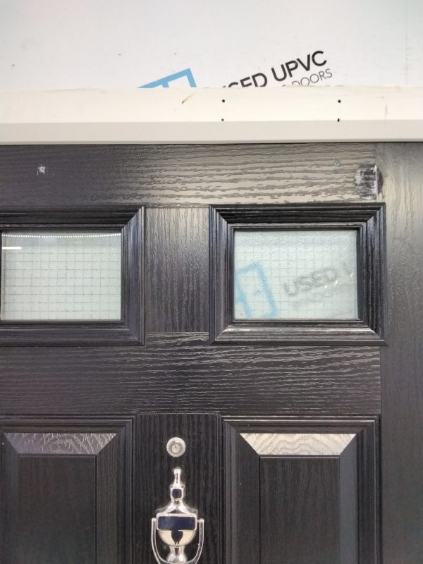 Used Black Composite Front Door 920mm x 1960mm C1025 - Image 6