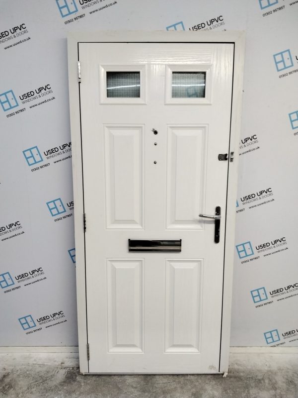 Used Black Composite Front Door 920mm x 1960mm C1025 - Image 2