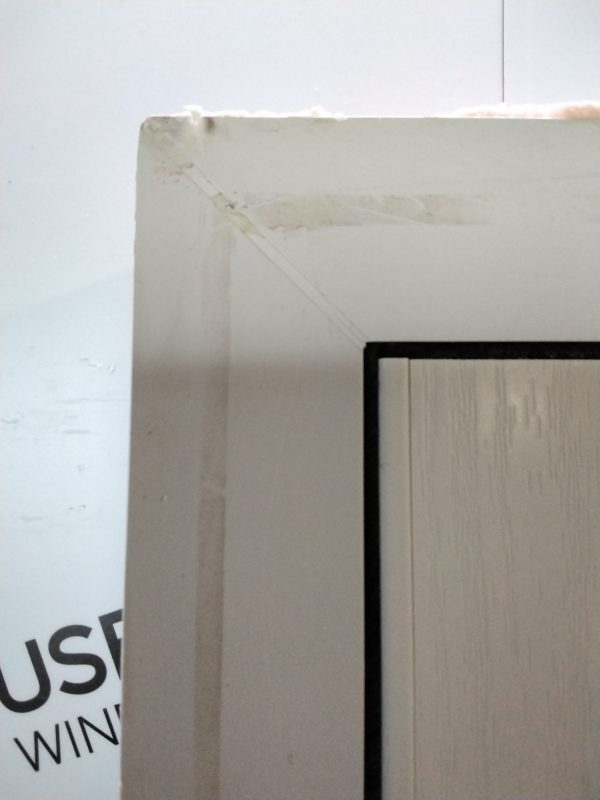 Used Red Composite Front Door 890mm x 2065mm C8D28 - Image 7