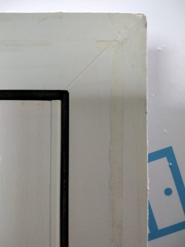 Used Red Composite Front Door 890mm x 2065mm C8D28 - Image 8