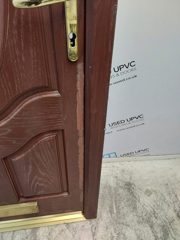 Used Rosewood Composite Front Door 885mm x 2065mm 0277 - Image 5
