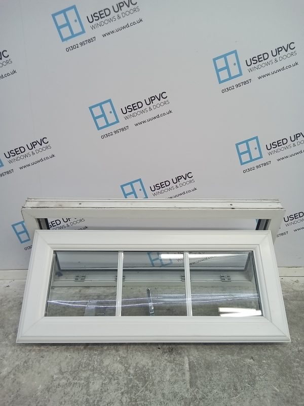 Used White Upvc Window 920mm x 415mm W0125 - Image 2