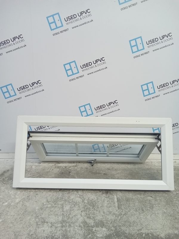 Used White Upvc Window 920mm x 415mm W0125 - Image 3