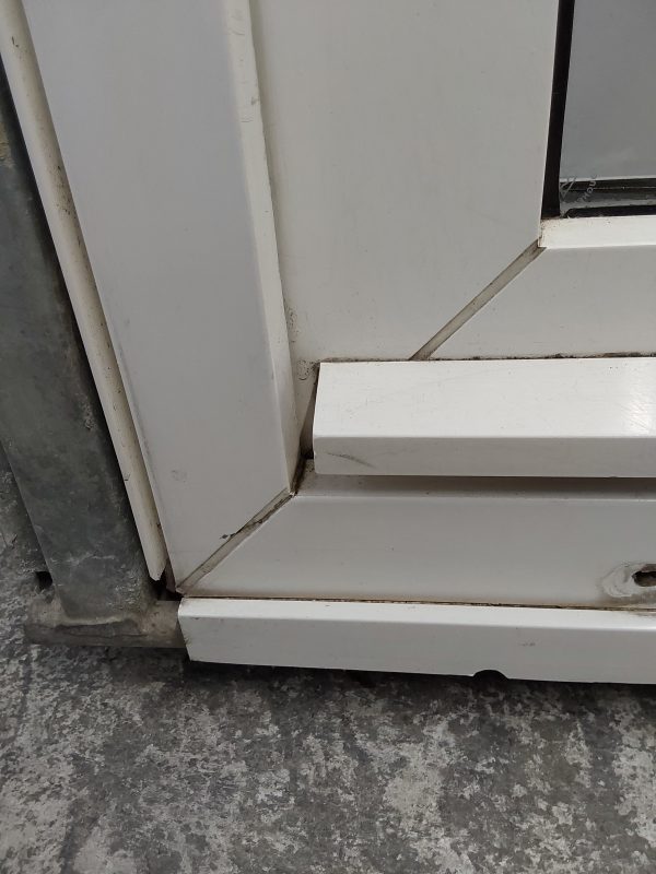 Used White Upvc Full Glass Back Door 850mm x 2070mm 0716 - Image 4