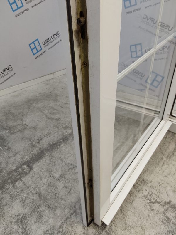 Used White Upvc Full Glass Back Door 850mm x 2070mm 0716 - Image 8