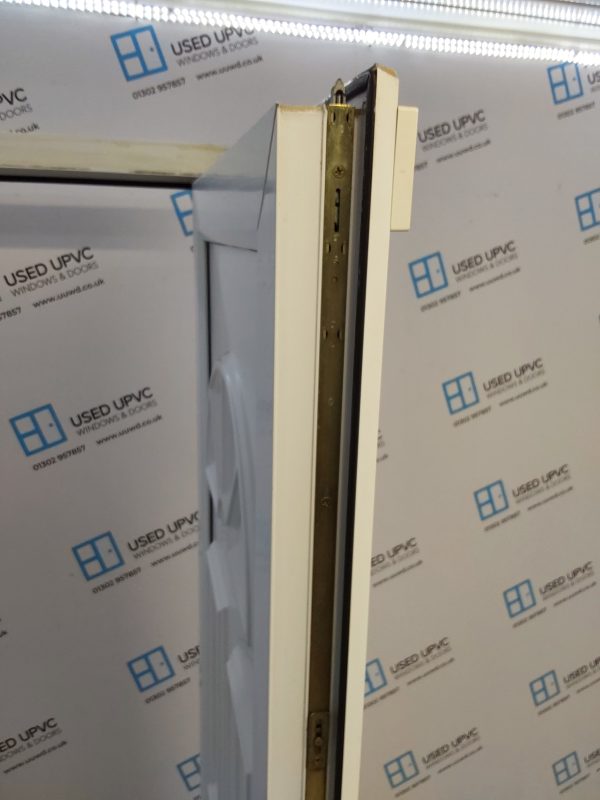 Used White Upvc Back Door 815mm x 2045mm C6034 - Image 4