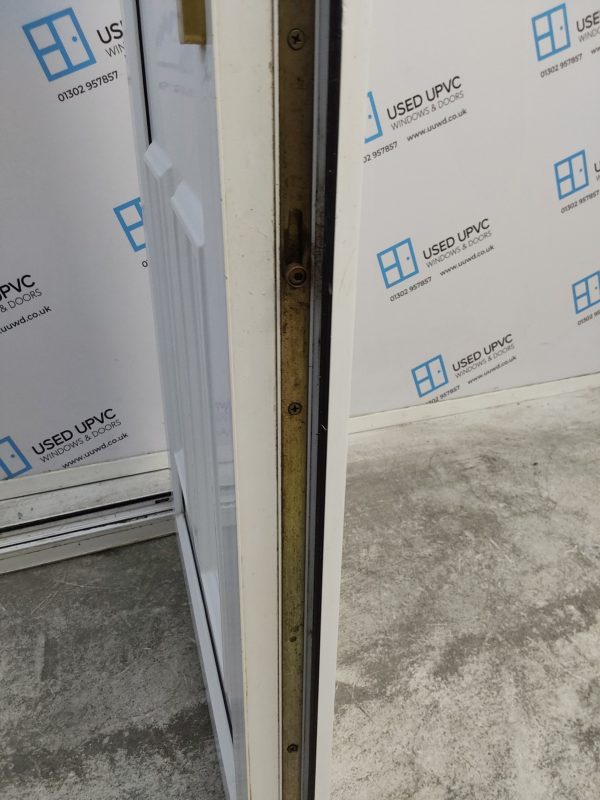 Used White Upvc Back Door 815mm x 2045mm C6034 - Image 6