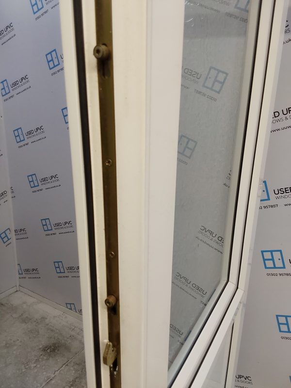 Used White Upvc Stable Back Door 835mm x 2040 (reduce to 815mm) C6066 - Image 10