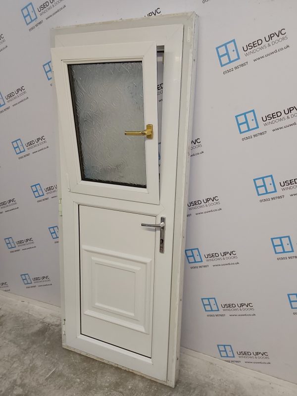 Used White Upvc Back Stable Door 820mm x 2025mm C6070 - Image 6
