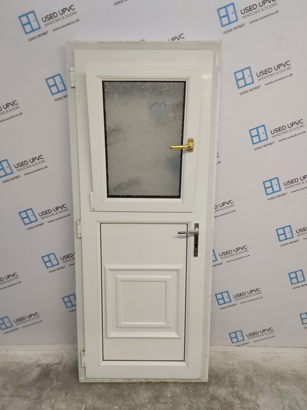 Used White Upvc Back Stable Door 820mm x 2025mm C6070 - Image 7