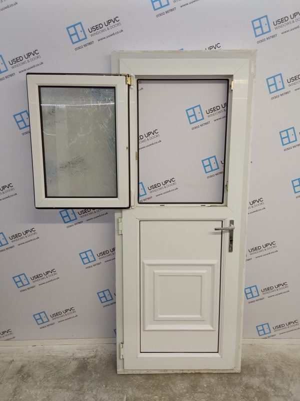 Used White Upvc Back Stable Door 820mm x 2025mm C6070 - Image 8