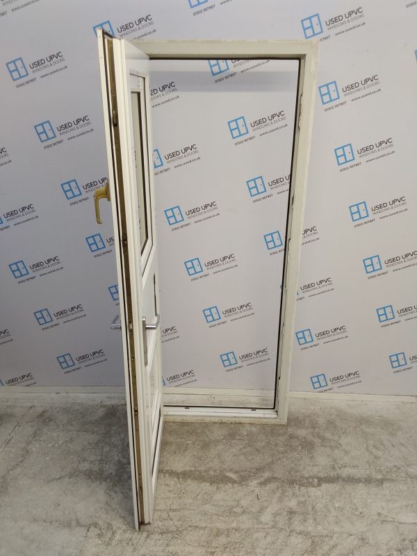 Used White Upvc Back Stable Door 820mm x 2025mm C6070 - Image 3