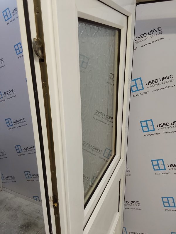 Used White Upvc Back Stable Door 820mm x 2025mm C6070 - Image 9