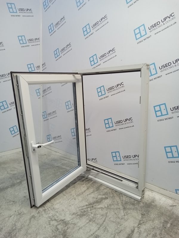 Used White Upvc Window 635mm x 980mm W0078 - Image 3
