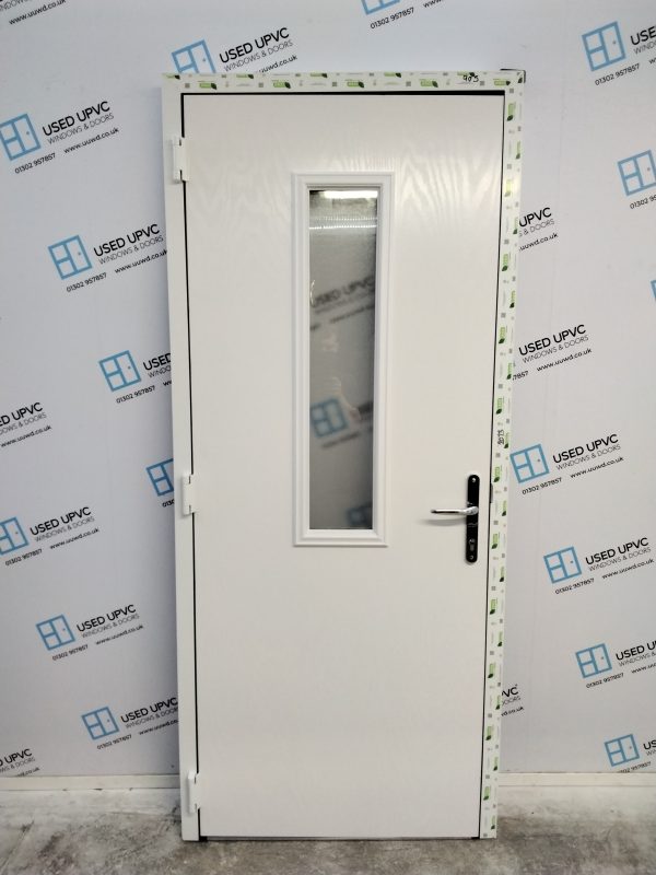 Brand New White Composite Door 900mm x 2075mm ND82 - Image 2