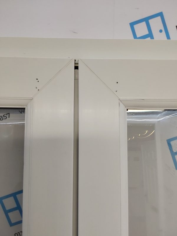 Used White Upvc French Doors 1790mm x 2130mm EA5 - Image 5