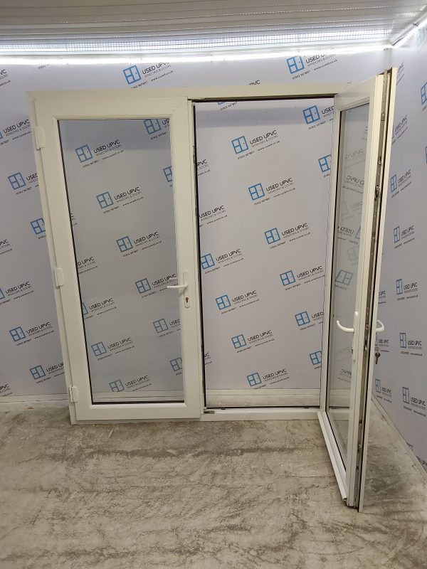 Used White Upvc French Doors 1790mm x 2130mm EA5 - Image 3