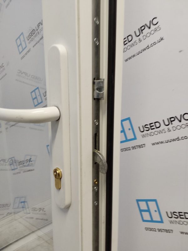 Used White Upvc French Doors 1790mm x 2130mm EA5 - Image 9