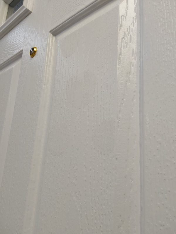 Used White Composite Front Door 870mm x 1960mm 0820 - Image 4